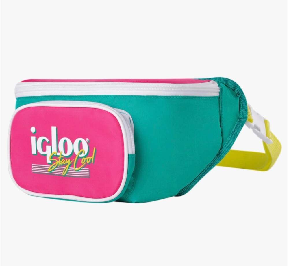 Igloo 90s Retro Collection Insulated Fanny Pack Cooler Bag